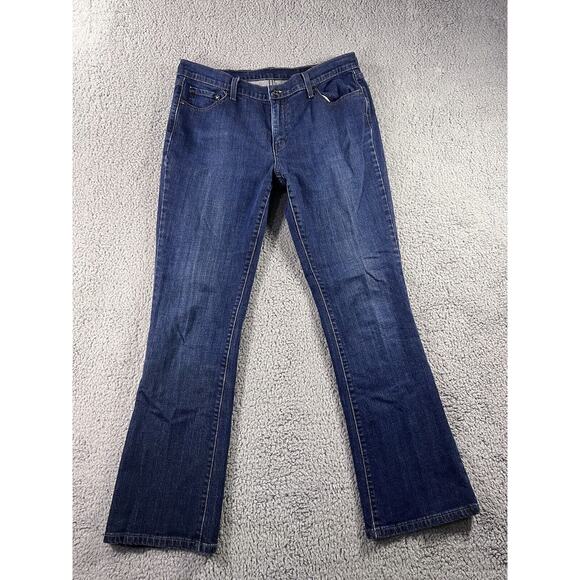 Levis Jeans Women 14 L Embellished Bootcut Blue Denim Pants - Picture 2 of 10